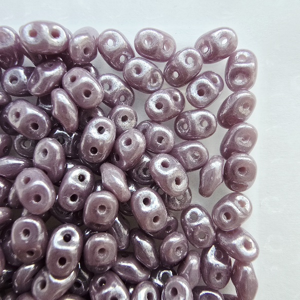 Superduo 2,5x5 mm L23020 Luster Opaque Violet