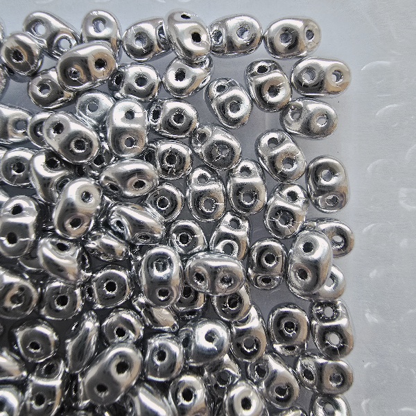 Superduo 2,5x5 mm 27000CR Silver