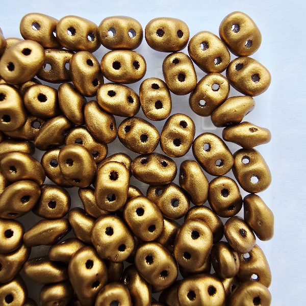 Superduo 2,5x5 mm K0173 Matte Metallic Goldenrod