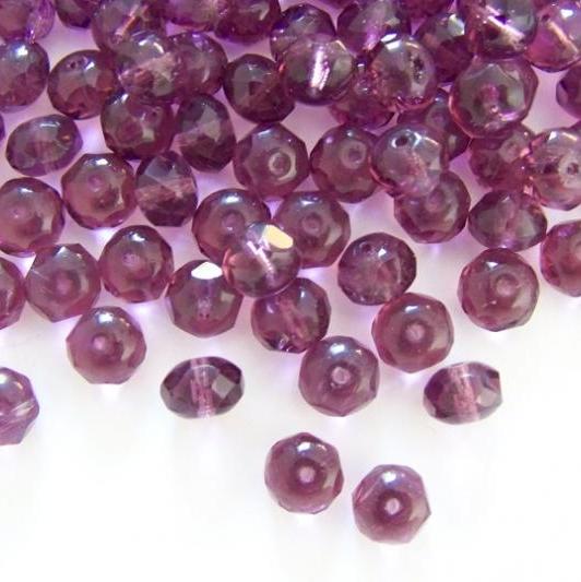 Gibigyongy.hu - Cseh Fánk 6x8 mm 20060 Amethyst