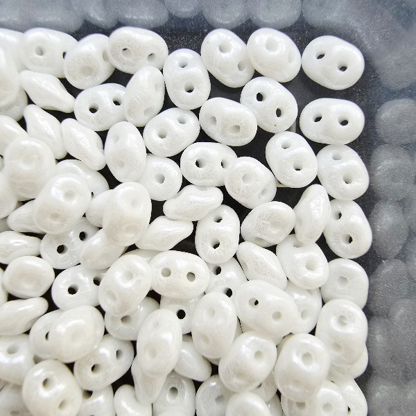 Superduo 2,5x5 mm L03000 Luster-White