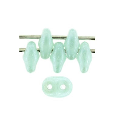 Gibigyongy.hu - SuperDuo 2,5x5 mm L61100 Luster - Milky Aqua