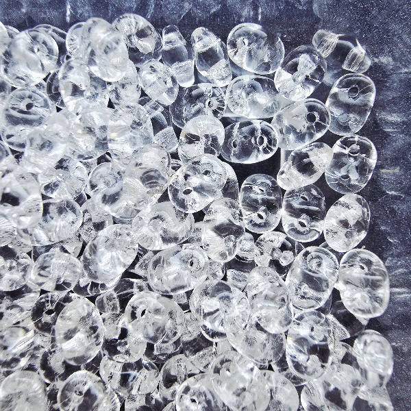 Superduo 2,5x5 mm 00030 Crystal