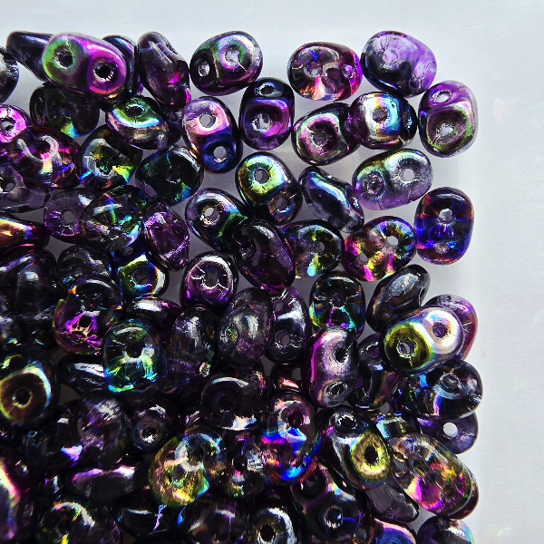 Superduo 2,5x5 mm 95500CR Magic Line Purple