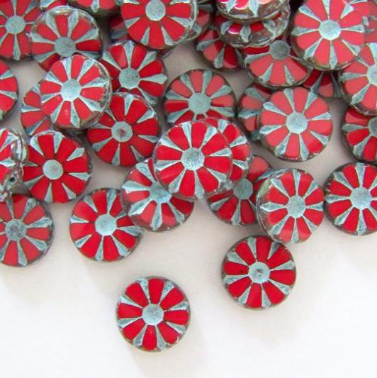 Gibigyongy.hu - Table Cut Flower 12 mm Opaq Red Travertin 93200-86800-54308