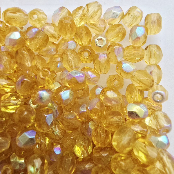 Gibigyongy.hu - Cseh Csiszolt 4 mm X10050 Topáz AB