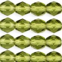 Cseh Csiszolt 4 mm 50230 Olivine