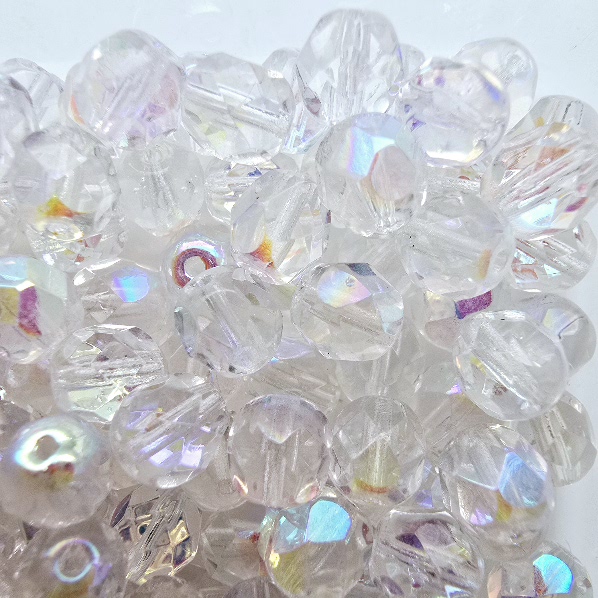 Cseh Csiszolt 6 mm X00030 Crystal AB