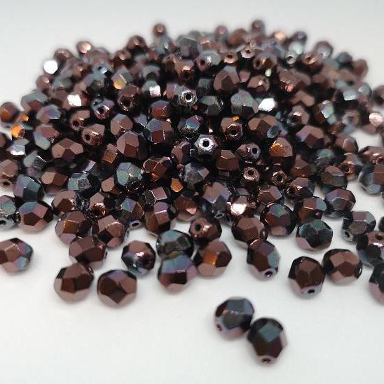 Cseh Csiszolt 6 mm LE23980 Luster-Metallic Amethyst