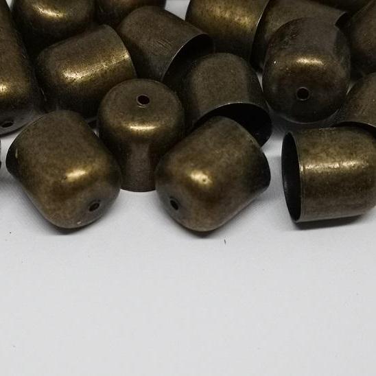 Gibigyongy.hu - Gyöngyharang 12x12 mm bronz GYH7-2