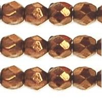 Gibigyongy.hu - Cseh Csiszolt 3 mm LZ10070 Topaz/Bronze