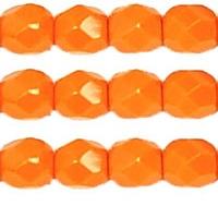 Gibigyongy.hu - Cseh Csiszolt 3 mm 93120 Opeque Orange