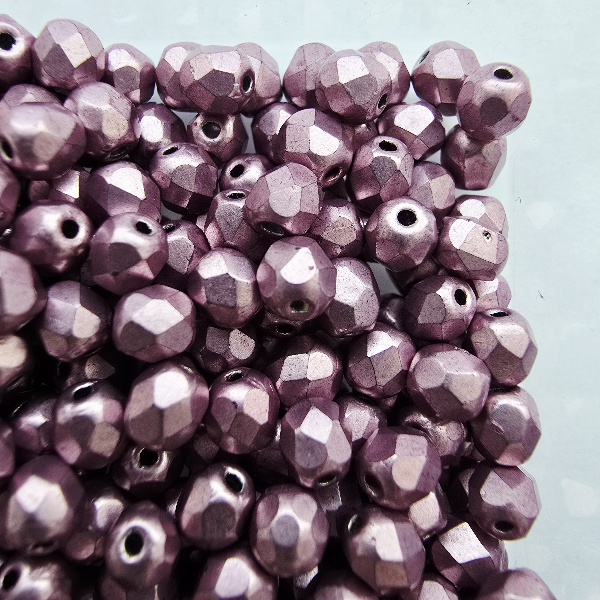 Gibigyongy.hu - Cseh Csiszolt 4 mm 08A03 Sueded Gold Orchid