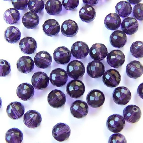 Gibigyongy.hu - 8 mm csiszolt kerek Purple Velvet