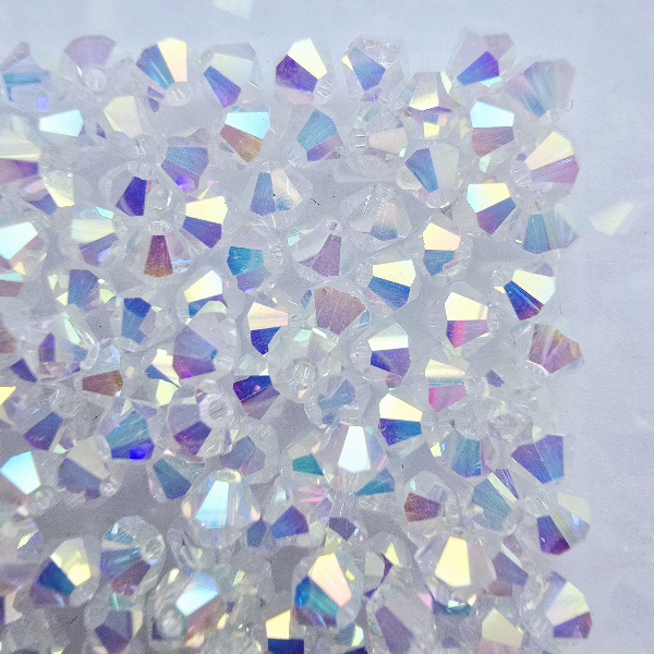 Gibigyongy.hu - PRECIOSA bicone gyöngy 4 mm Crystal AB