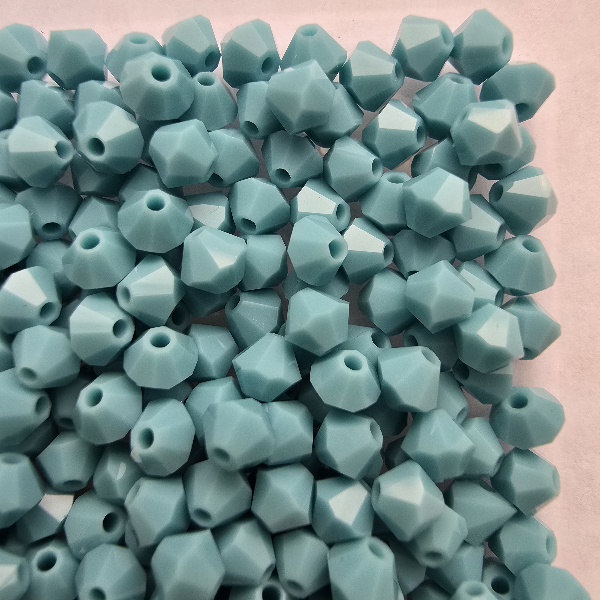 PRECIOSA bicone gyöngy 4 mm Turquoise