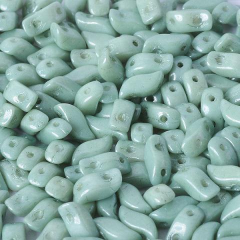 Gibigyongy.hu - StormDuo 3x7 mm Chalk White Teal Luster 03000 14459