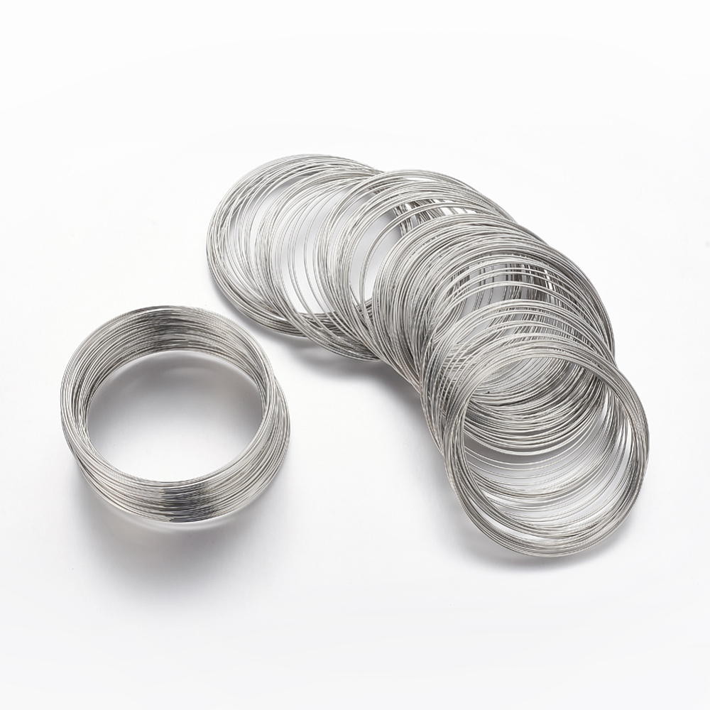 Memóriadrót karkötőnek 55 mm platina