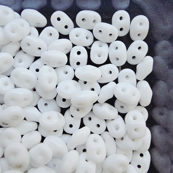 Superduo 2,5x5 mm 03000 White