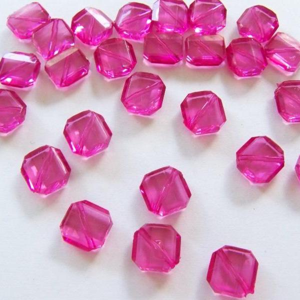 Gibigyongy.hu - Akrill Csapott kocka 12 mm Pink