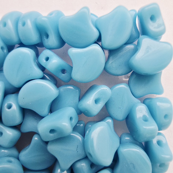 Gibigyongy.hu - Ginko 7,5x7,5 mm 63030 Opaque Blue Turquoise