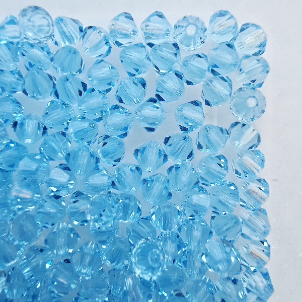 Gibigyongy.hu - PRECIOSA bicone gyöngy 4 mm Aquamarine