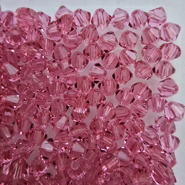 Gibigyongy.hu - PRECIOSA bicone gyöngy 4 mm Rose