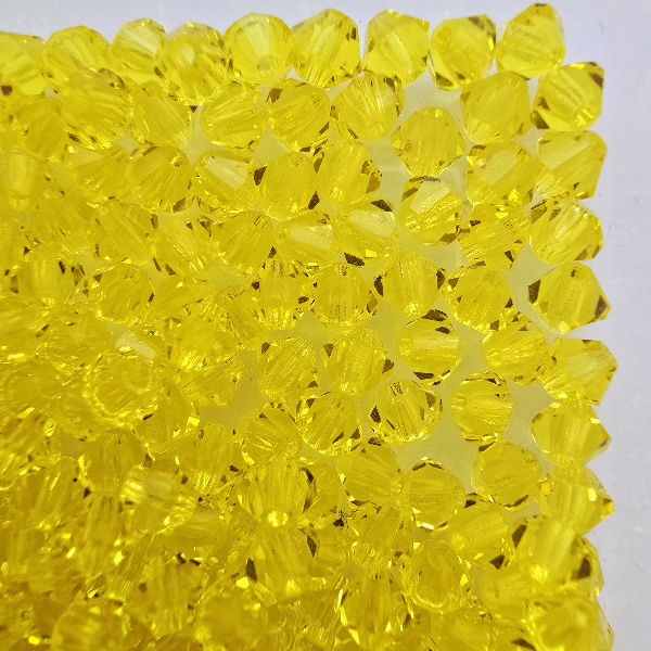 Gibigyongy.hu - PRECIOSA bicone gyöngy 4 mm Citrine