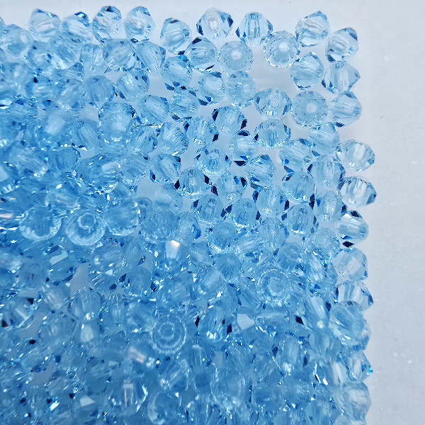 Gibigyongy.hu - PRECIOSA bicone gyöngy 3 mm Aquamarine