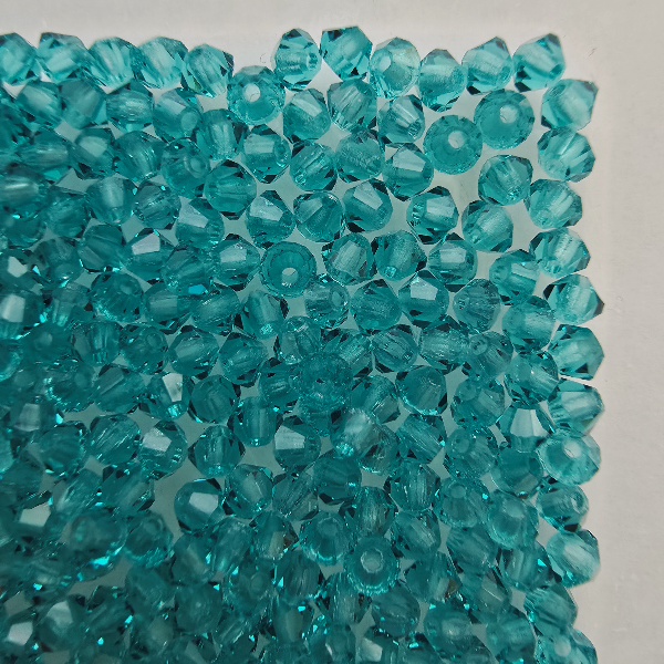 Gibigyongy.hu - PRECIOSA bicone gyöngy 3 mm Blue Zircon