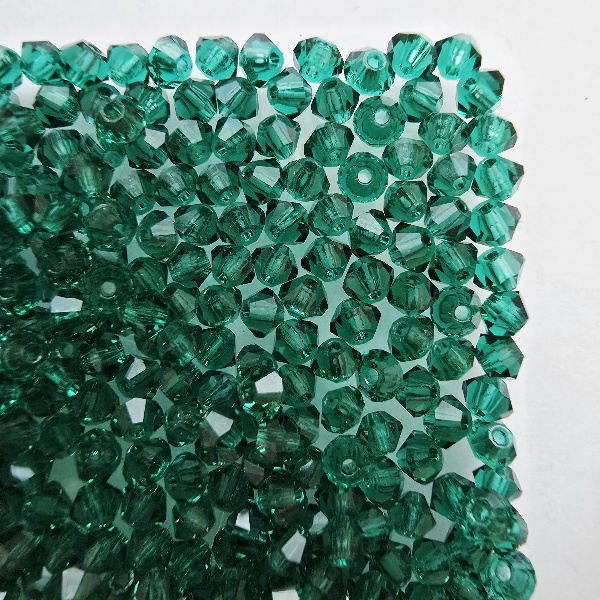 Gibigyongy.hu - PRECIOSA bicone gyöngy 3 mm Emerald