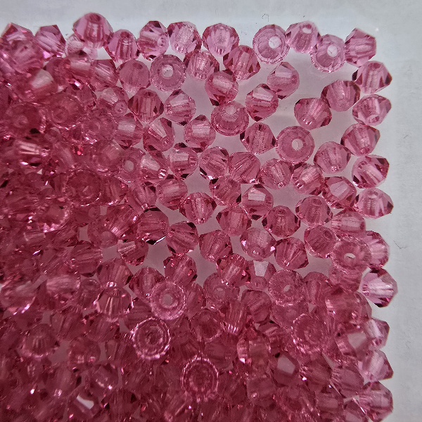 Gibigyongy.hu - PRECIOSA bicone gyöngy 3 mm Rose