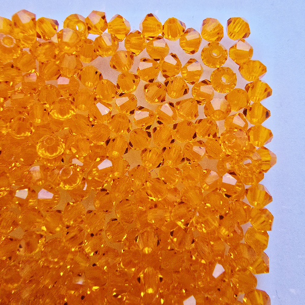 Gibigyongy.hu - PRECIOSA bicone gyöngy 3 mm Sun