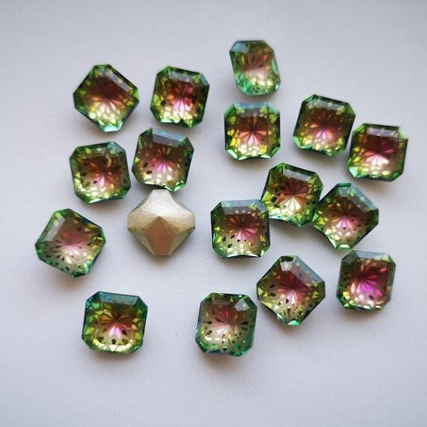 Gibigyongy.hu - Távol-Keleti Octagon 10x10 mm Vitral Rose