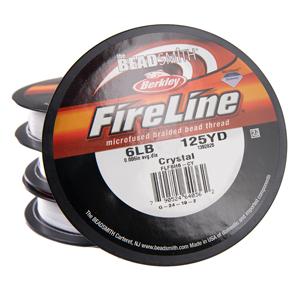 FireLine 6 lb Crystal 125YD