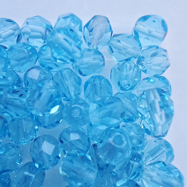 Gibigyongy.hu - Cseh Csiszolt 6 mm 60010 Aquamarine