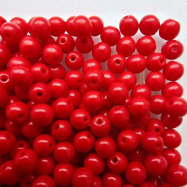 Préselt golyó 4 mm 93200 Opaque Red