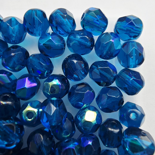 Gibigyongy.hu - Cseh Csiszolt 6 mm X60080 Capri Blue AB