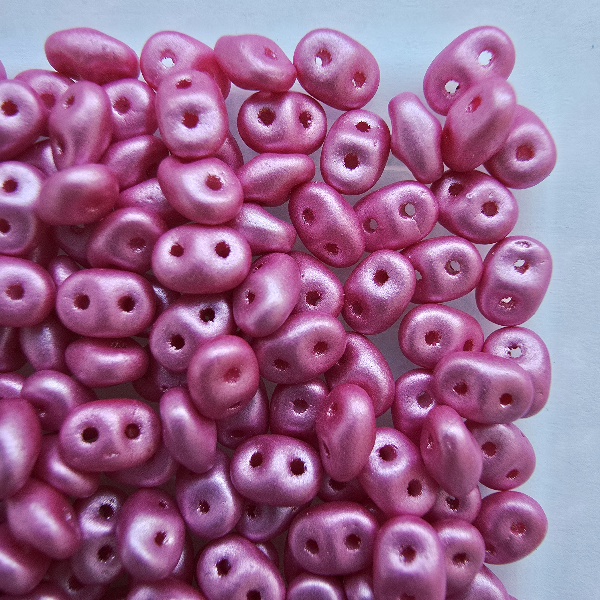 Superduo 2,5x5 mm 24004AL Pearl Shine - Pink