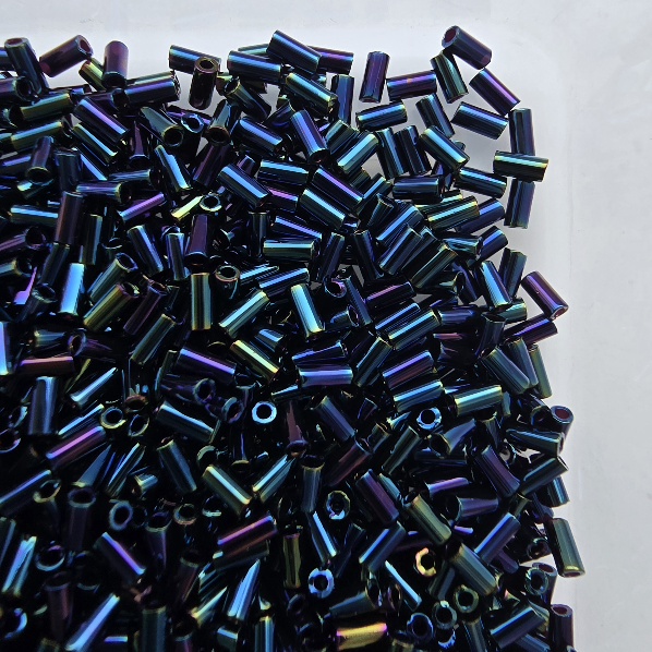 Gibigyongy.hu - MIYUKI bugle 3 mm 9452 Metallic Blue Iris