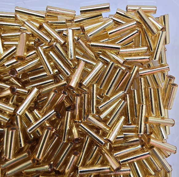 Gibigyongy.hu - MIYUKI bugle 6 mm 9003 Silverline gold