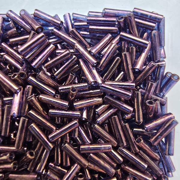Gibigyongy.hu - MIYUKI bugle 6 mm 91884 Violet Gold Luster
