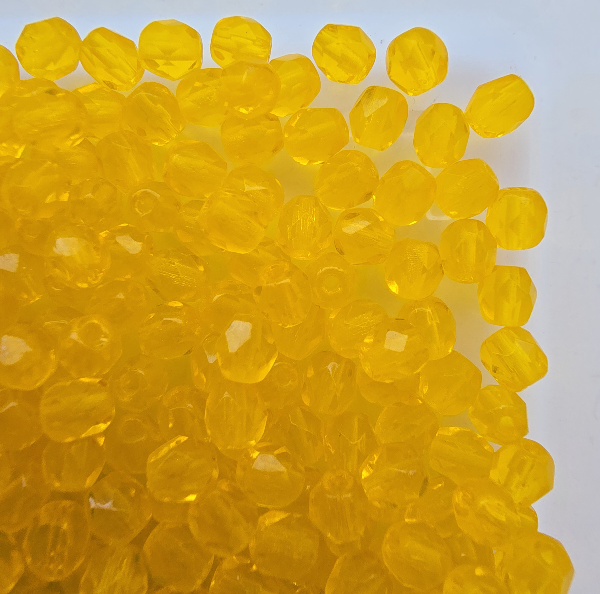 Gibigyongy.hu - Cseh Csiszolt 4 mm 80020 Lemon