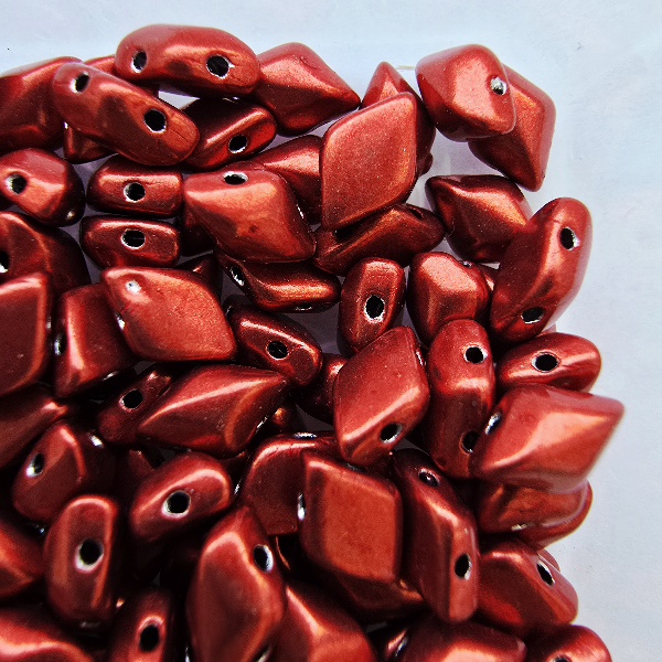 GemDuo 8x5 mm 07B09 Saturated Metallic Cranberry