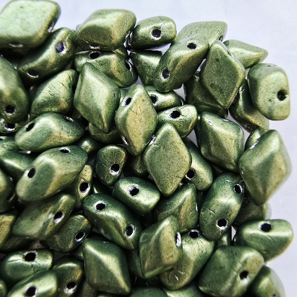 GemDuo 8x5 mm 08A06 Sueded Gold Fern