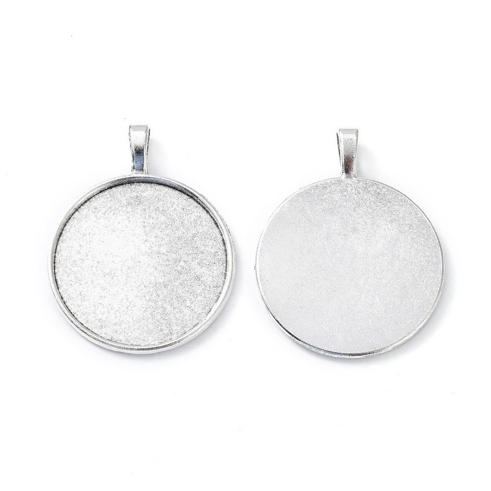 Gibigyongy.hu - Medálalap 42x33 mm antik ezüst MA30-3