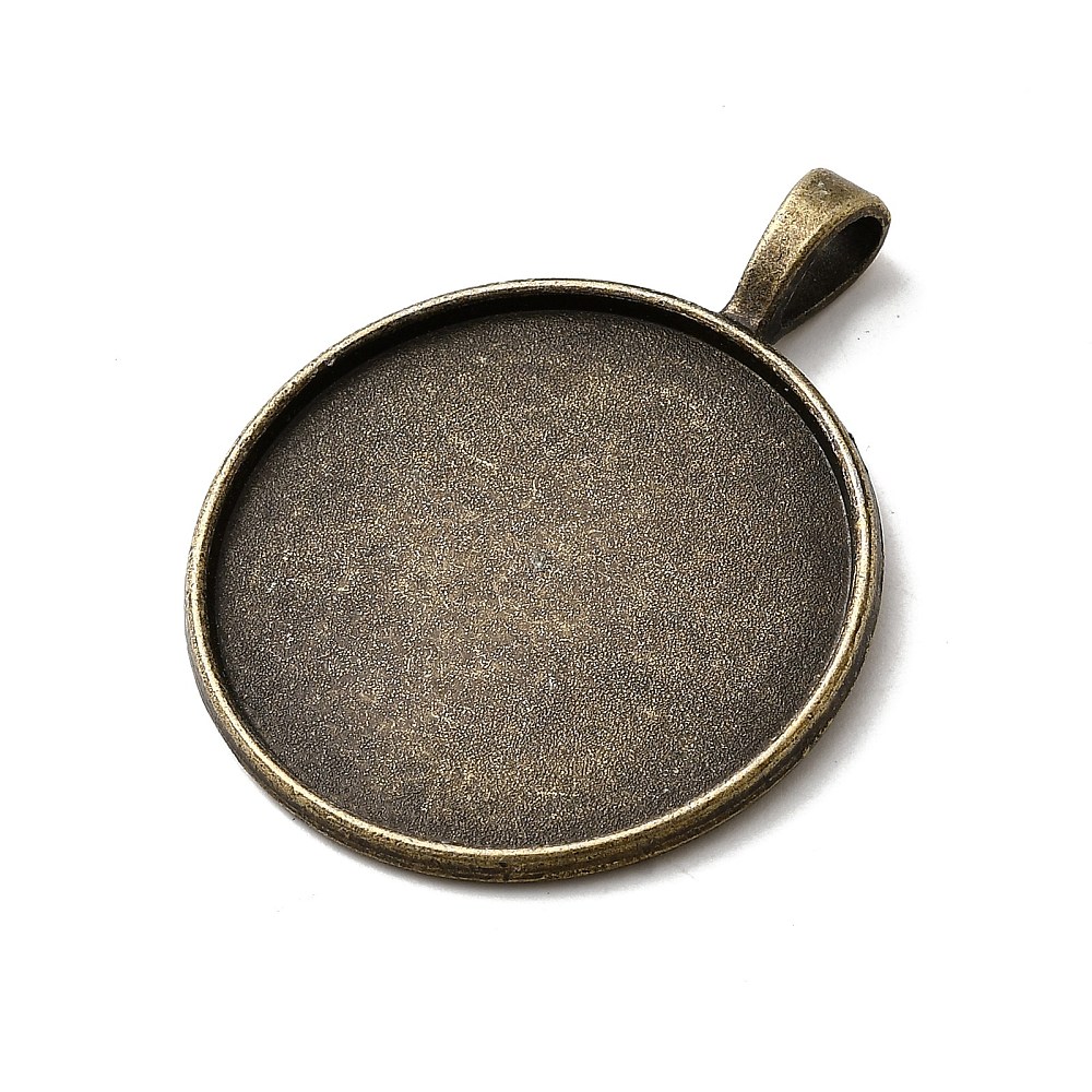 Medálalap 42x33 mm antik bronz MA30-2