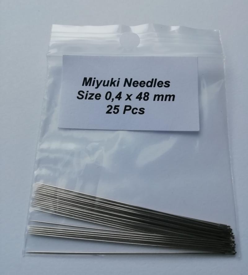 Gibigyongy.hu - Gyöngyfűző tű MIYUKI 0,4x48 mm