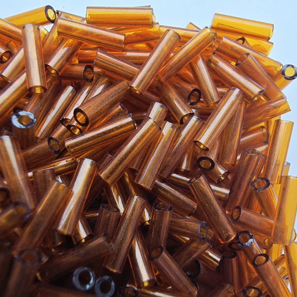 Gibigyongy.hu - MIYUKI bugle 6 mm 9134 Dark Topaz