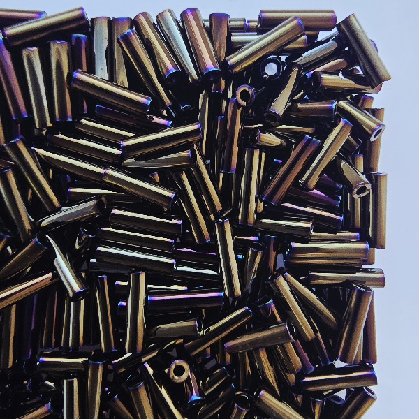 Gibigyongy.hu - MIYUKI bugle 6 mm 9458 Metallic Brown Iris
